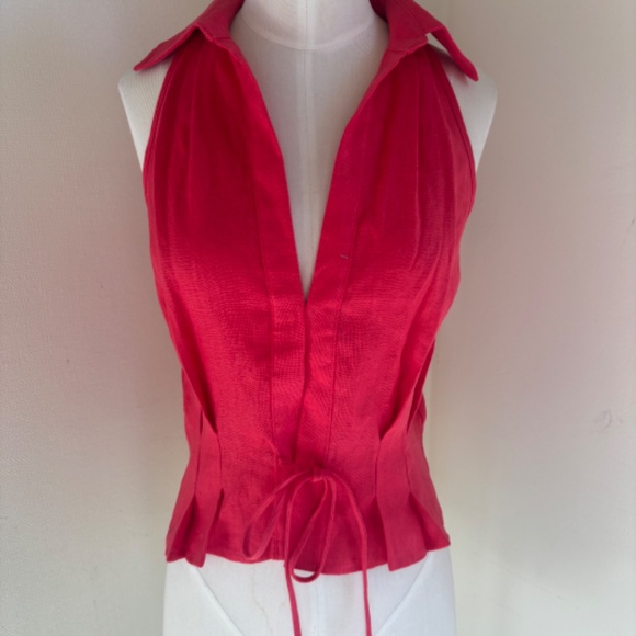 Hevron XS red tank top - Picture 2 of 3